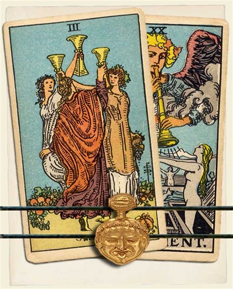 Three of <b>Cups</b> - companionship, trust Ten of <b>Cups</b> - joy, love, peace, togetherness REINFORCING CARDS: Some Possibilities. . 3 of cups and judgement